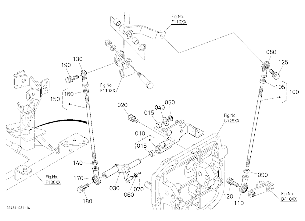 Main Gear Shift Rod