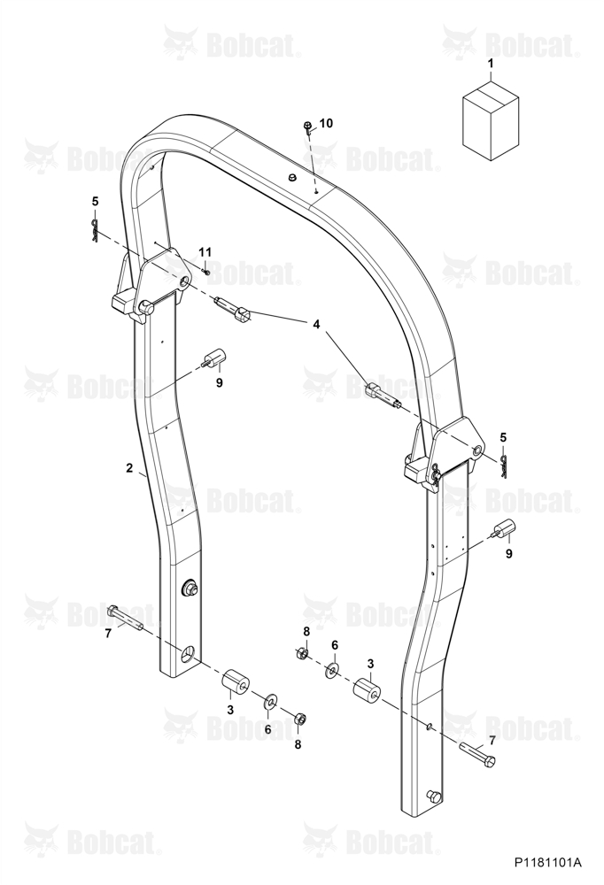 Folding ROPS