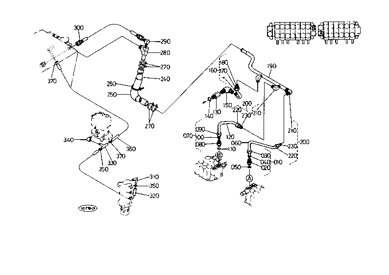 Oil Piping (Return C/V Tank) [Kh-91(H)]