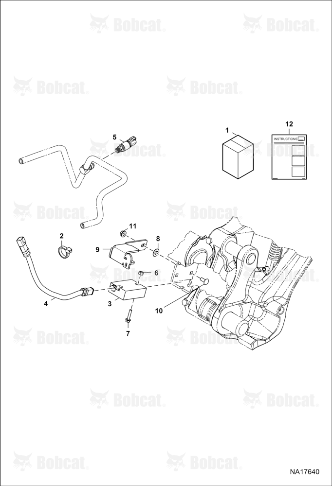 Bucket Position Kit (Bottom Mounted Sensor) B4SC11001 - B4SC12550