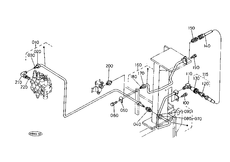Oil Piping (Rear Pto)