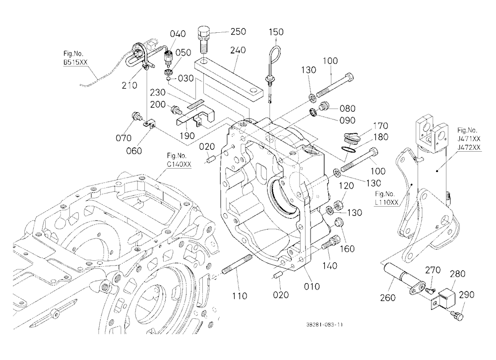 Pto (540/540E) Conversion Kit (Gear Case) (W/G No.
