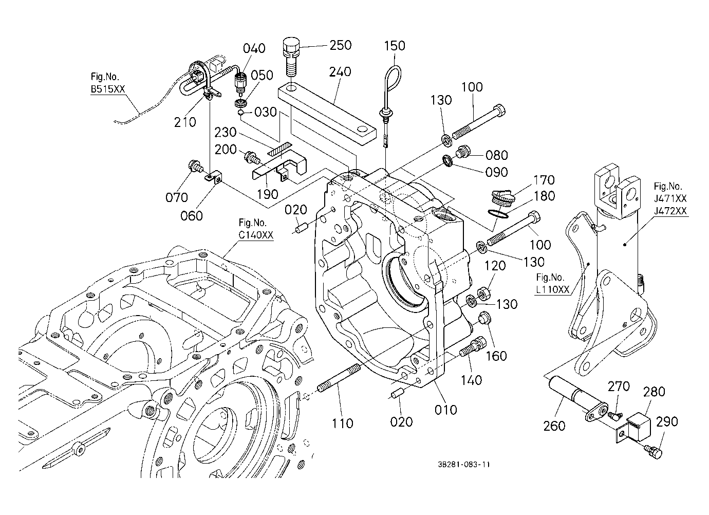 Pto (540/540E) Conversion Kit (Gear Case) (W/G No.