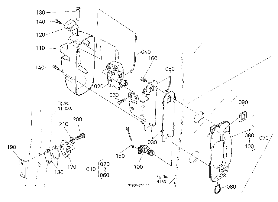 Door Lock Lh