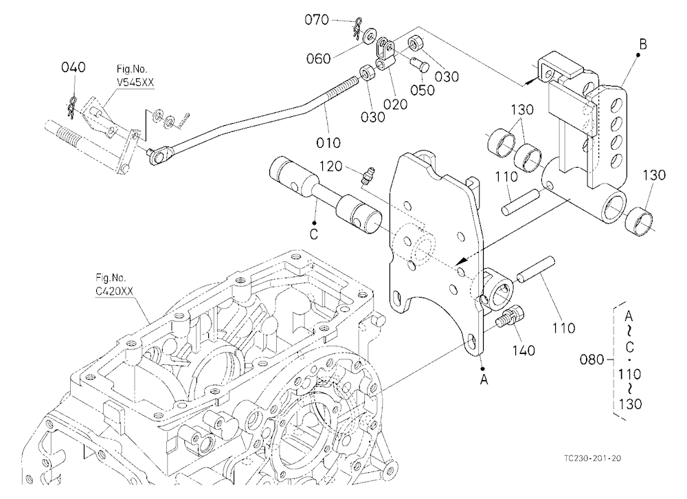 Top Link Holder (With Draft) (W/G No.L8311A) [Opti