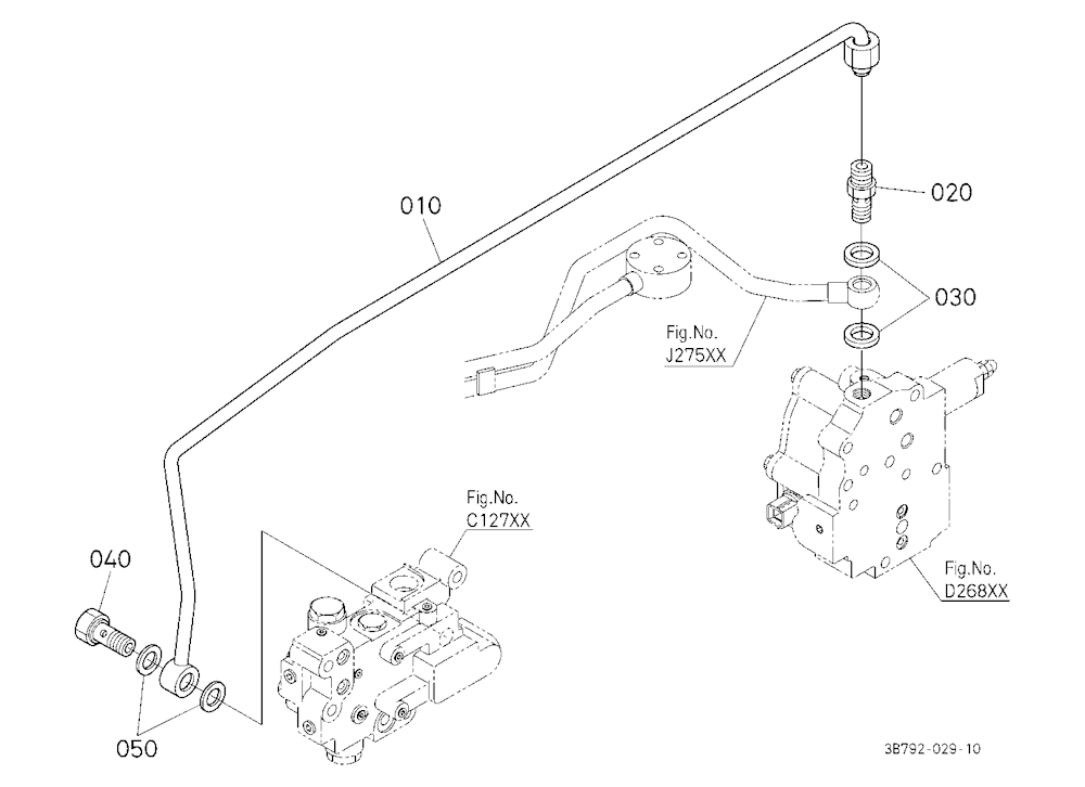 Hydraulic Oil Line (Dual Speed Valve)