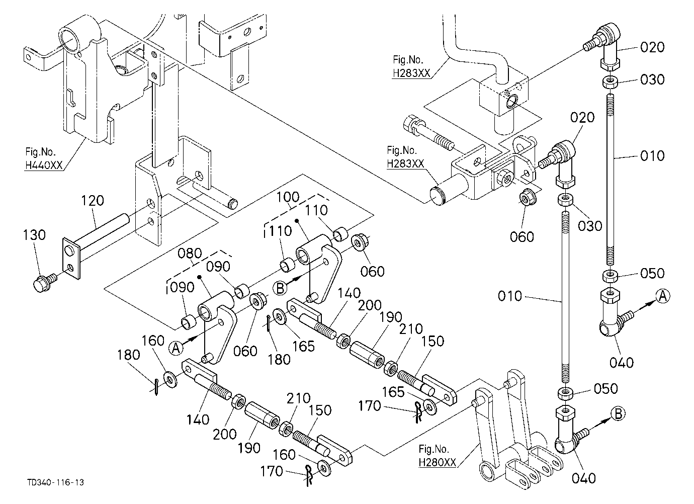 Loader Valve Lever Link