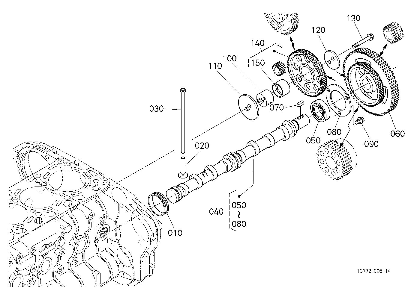 Camshaft And Idle Gear Shaft [Old]