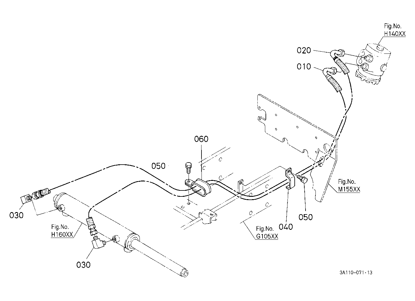 Steering Hose (Delivery) [Rops Type]