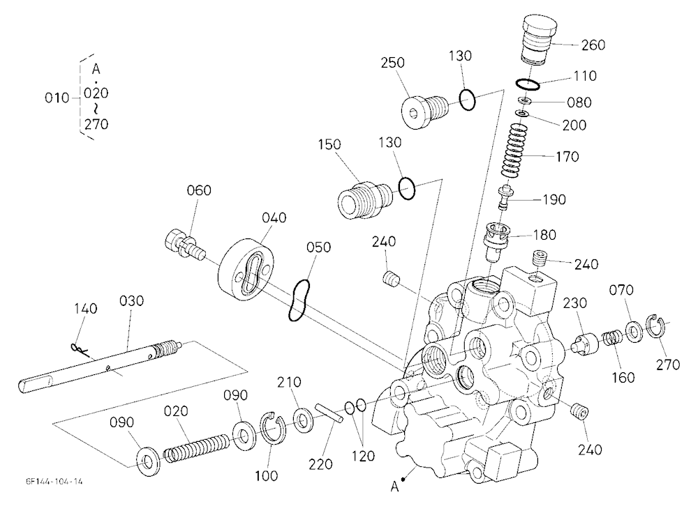 Hydraulic Cylinder Cap [Component Parts]