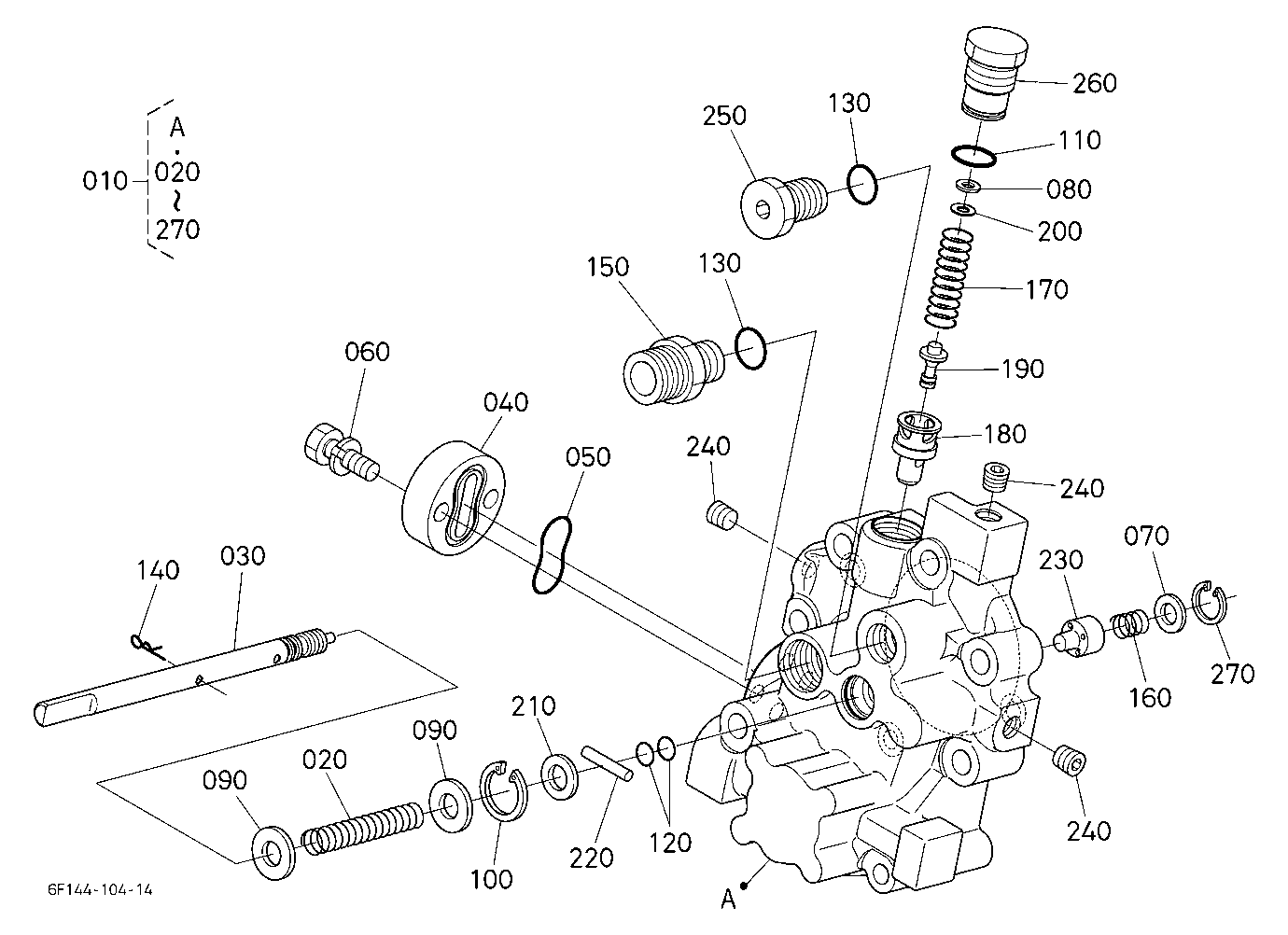 Hydraulic Cylinder Cap [Component Parts]