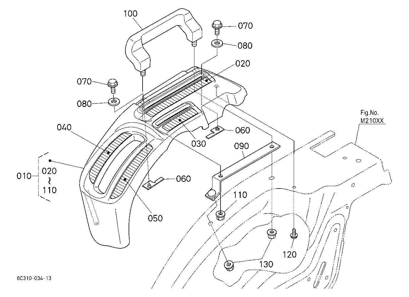 Lever Guide Rh