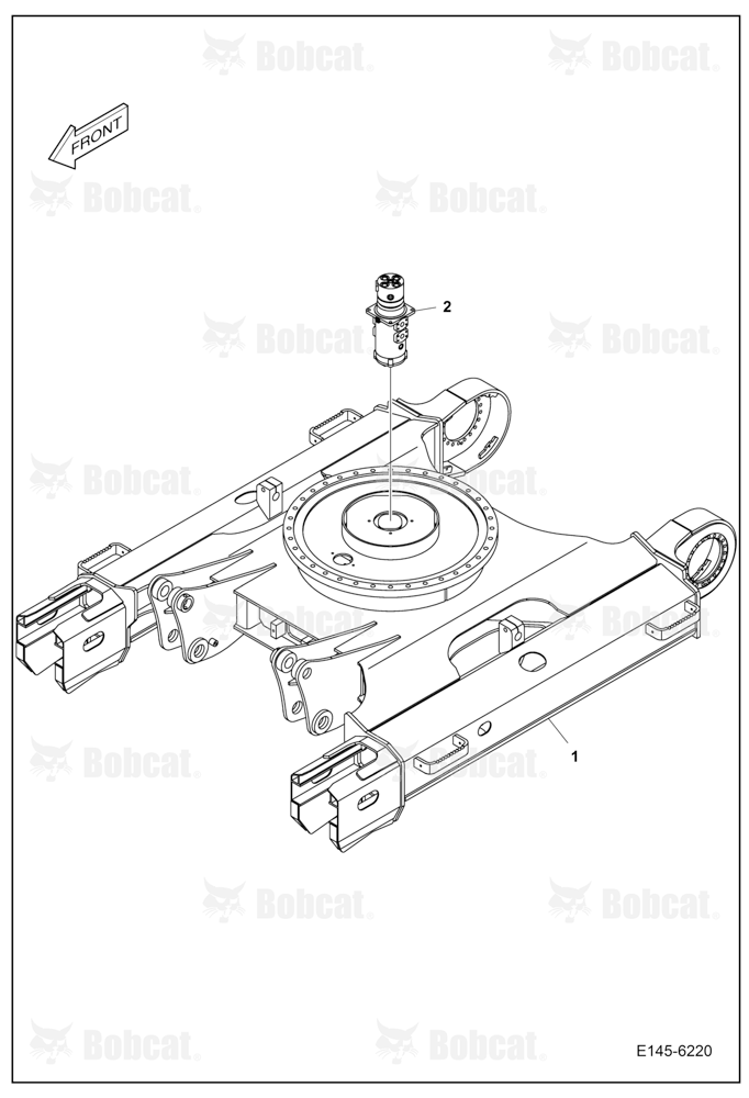 Track Frame (Dozer))(Long Track)
