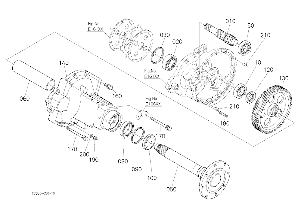Rear Axle Lh