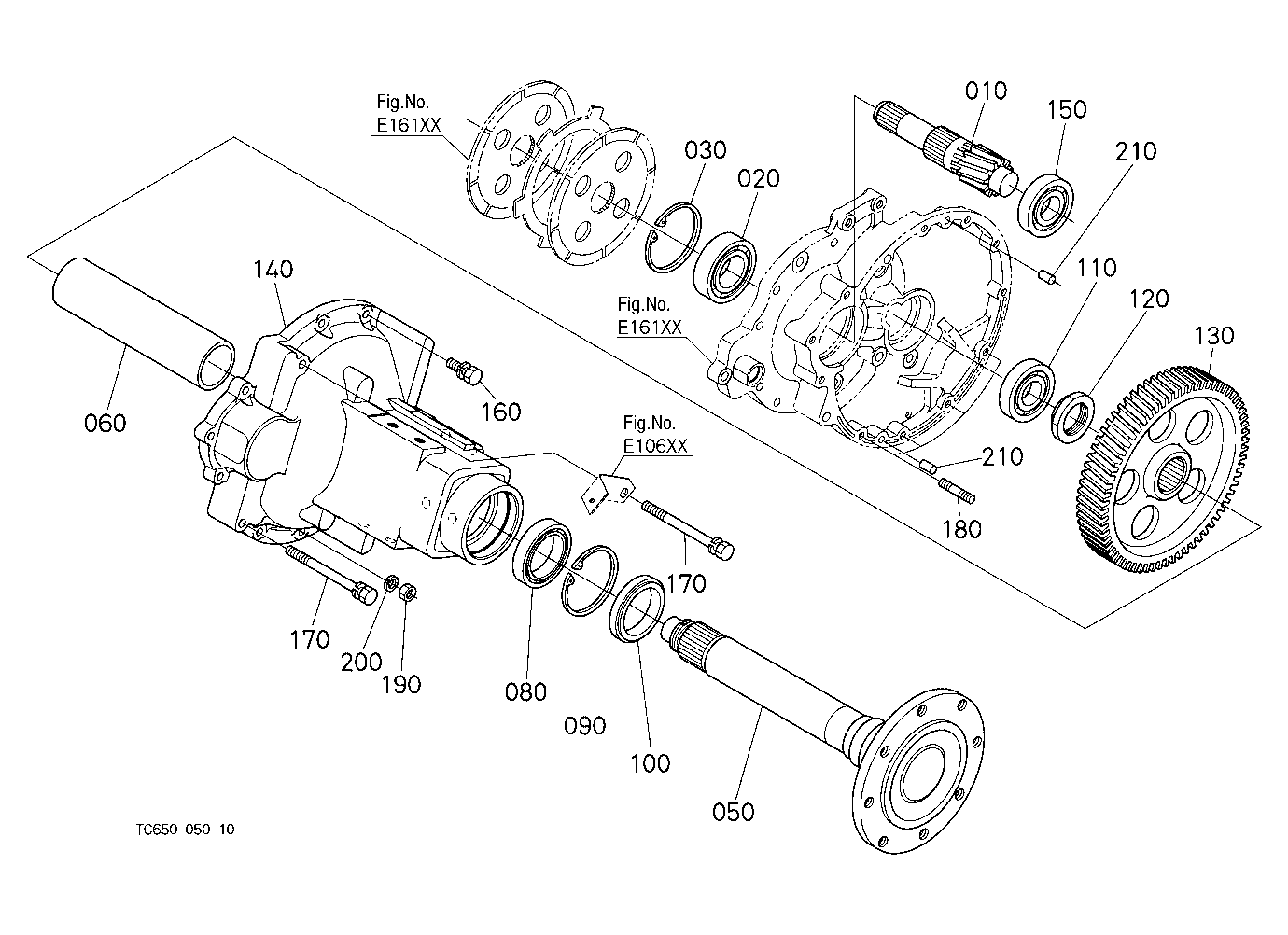 Rear Axle Lh