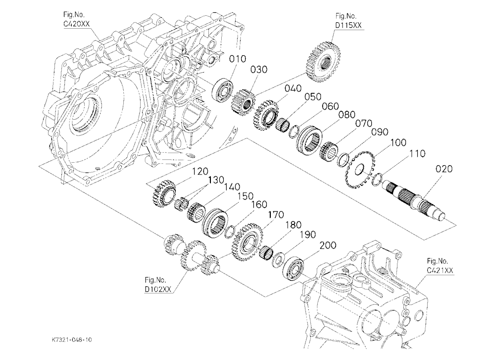 Range Gear Shaft