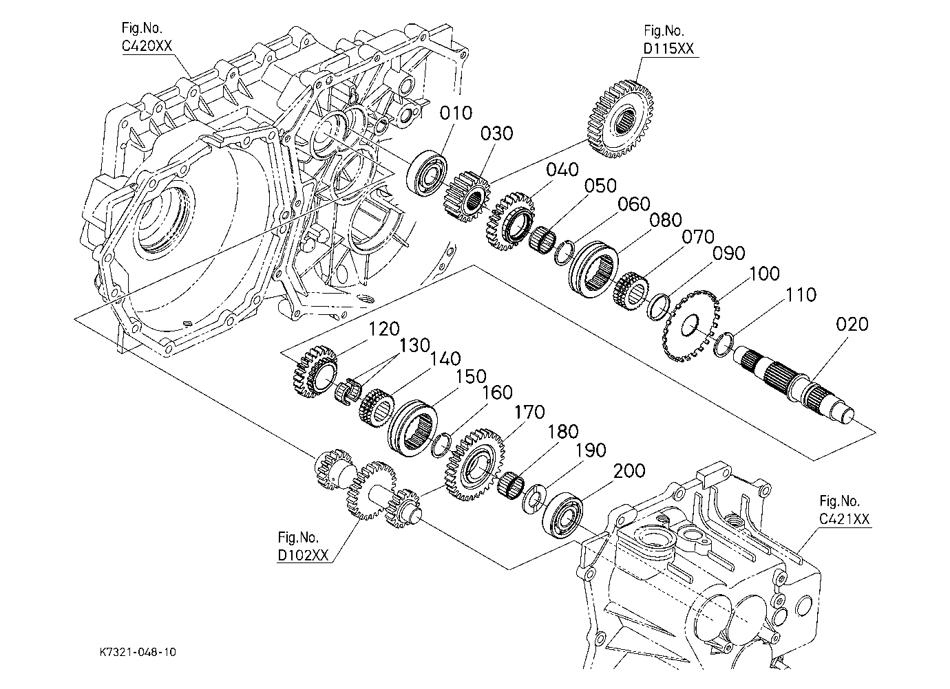 Range Gear Shaft