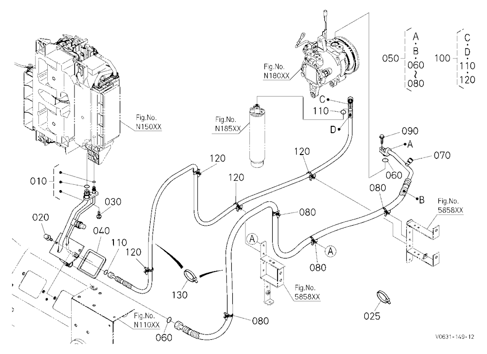 Air Conditioner Hose (Suction)