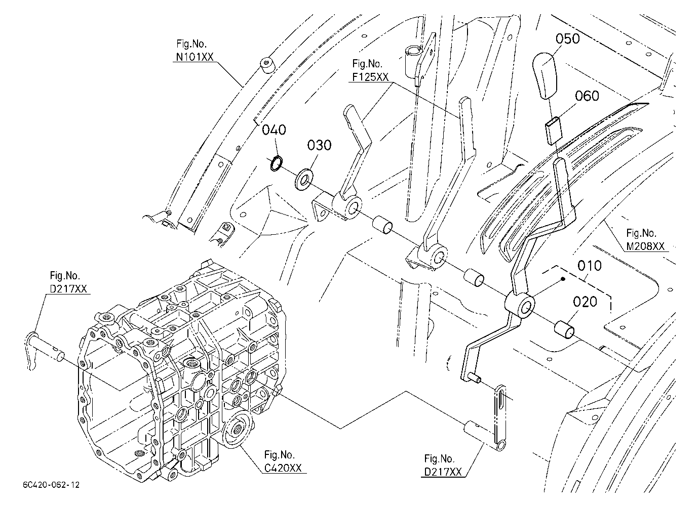 Range Gear Shift Lever