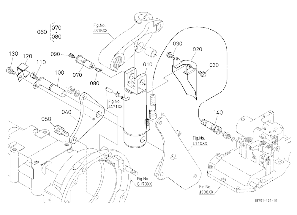 3P-Lift Assist Cylinder Rh [A]