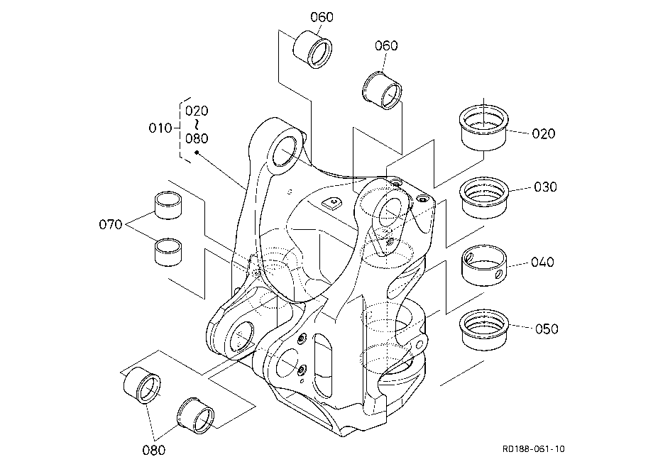 Swing Bracket Component Parts