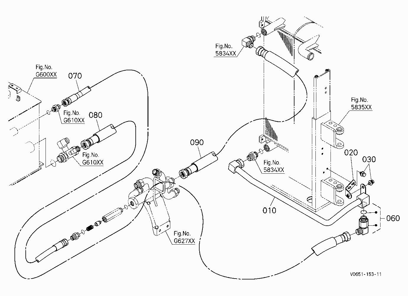 OIL PIPING (OIL COOLER)