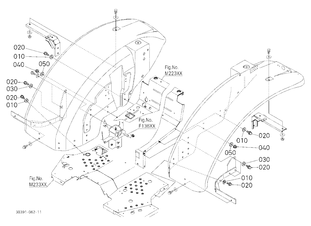 Fender (Upper Position) [Rear Wheel 18.4-26] [Sn]