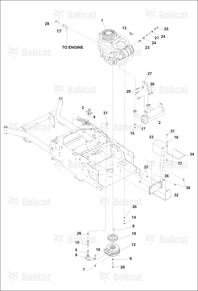 FRAME, Engine & Clutch