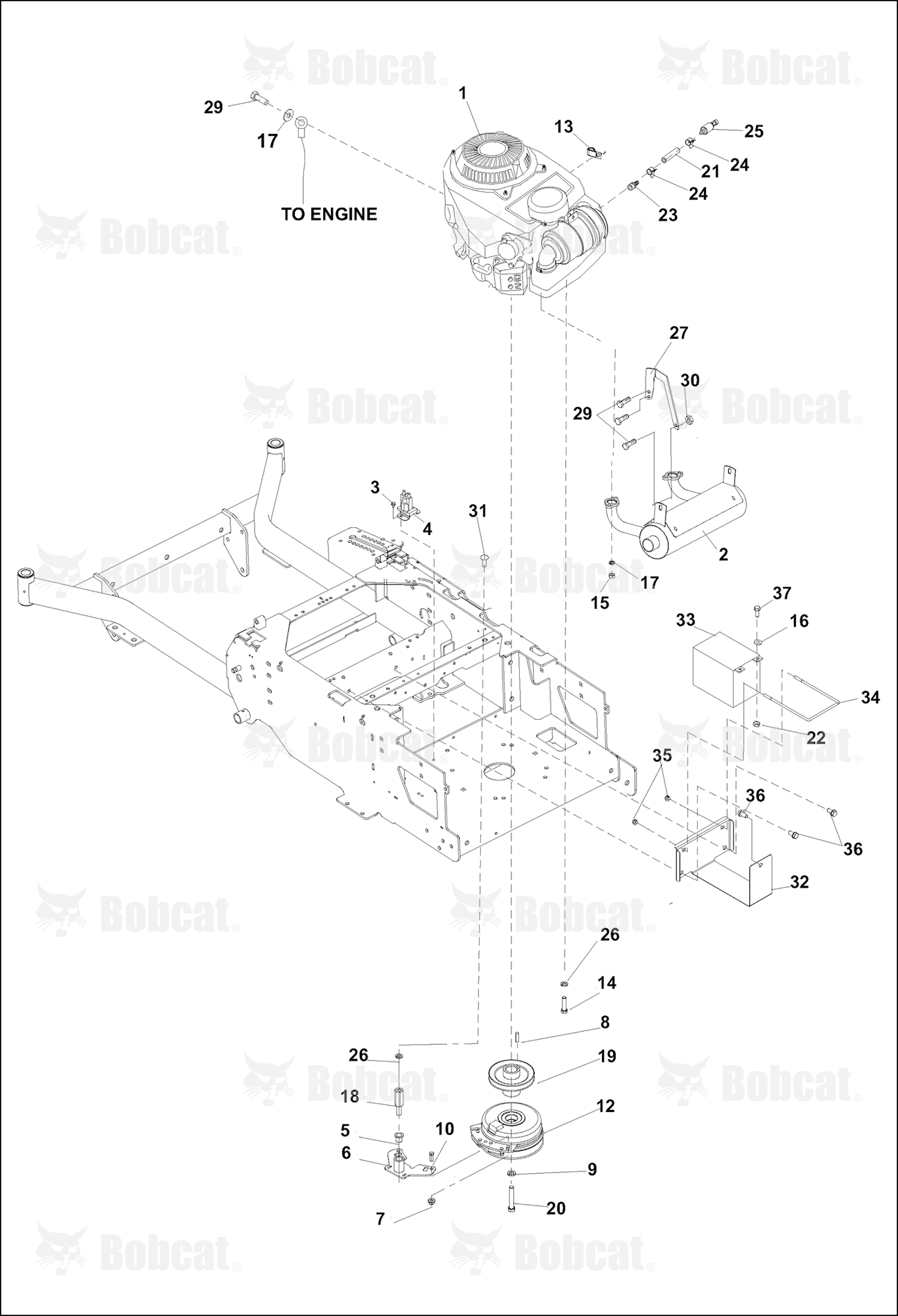 FRAME, Engine & Clutch