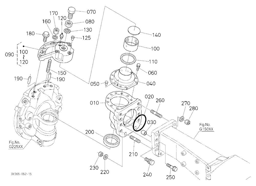 Bevel Gear Case Rh