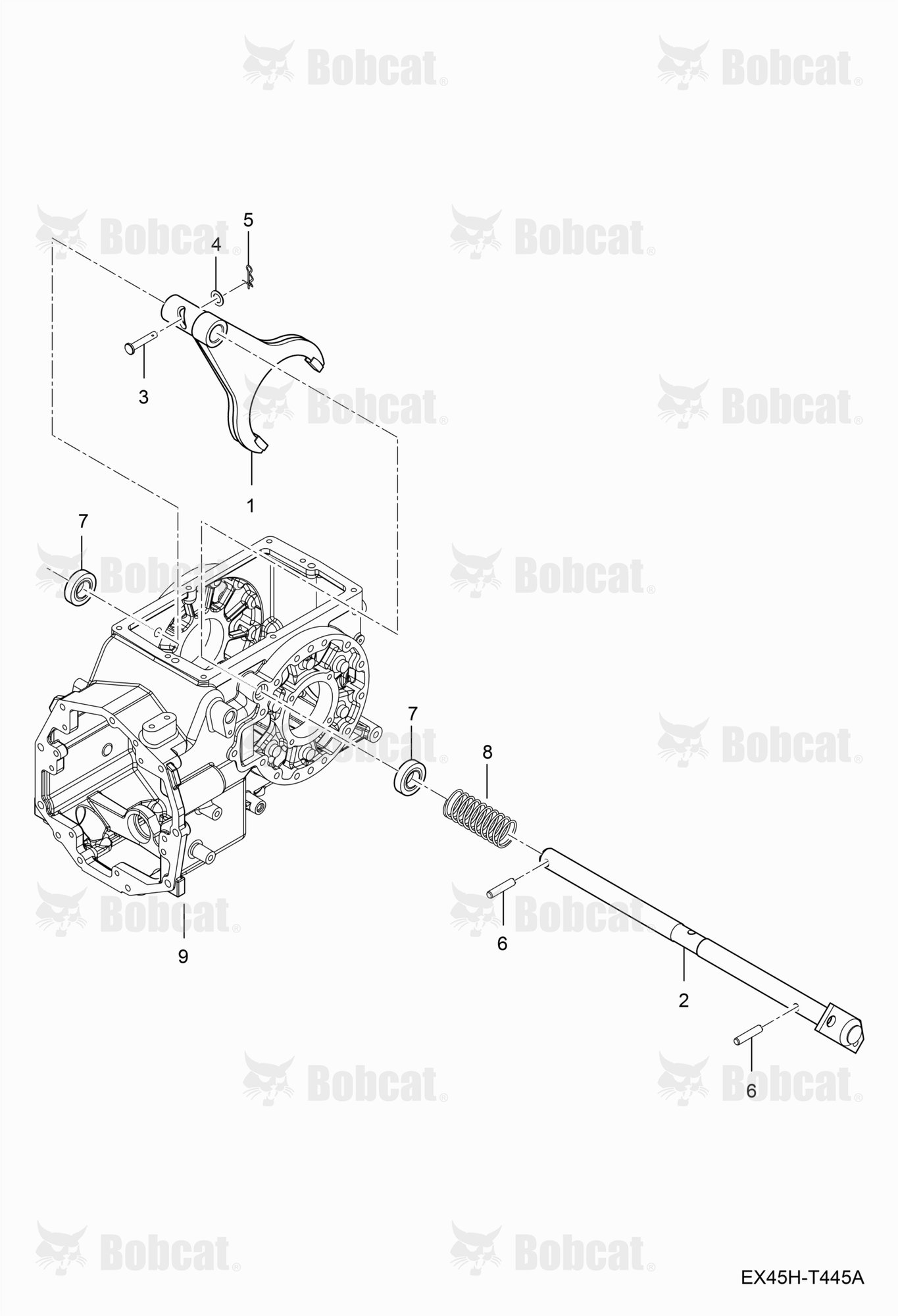 Differential Lock Fork Group