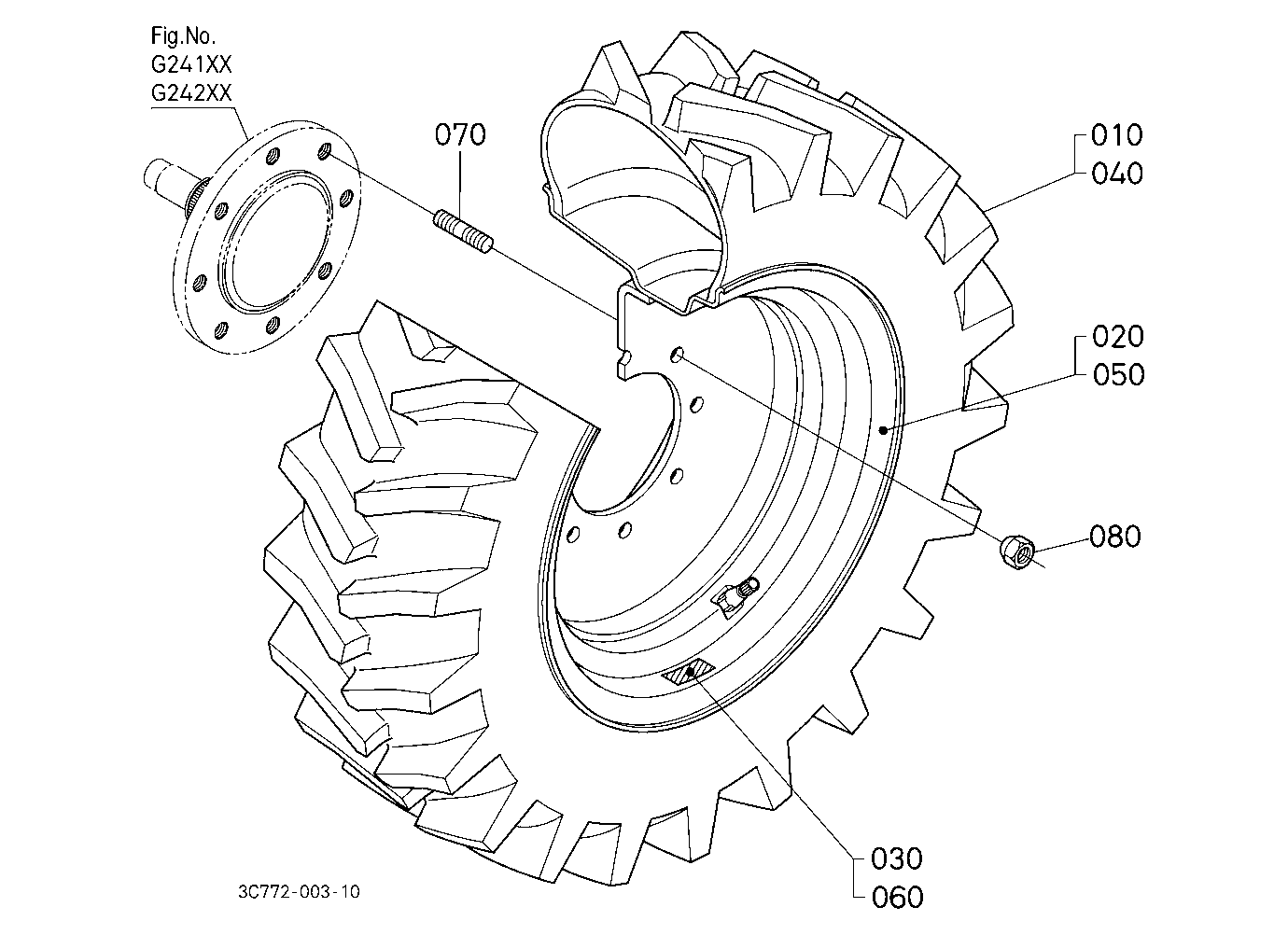 Front Wheel (280/70R18)