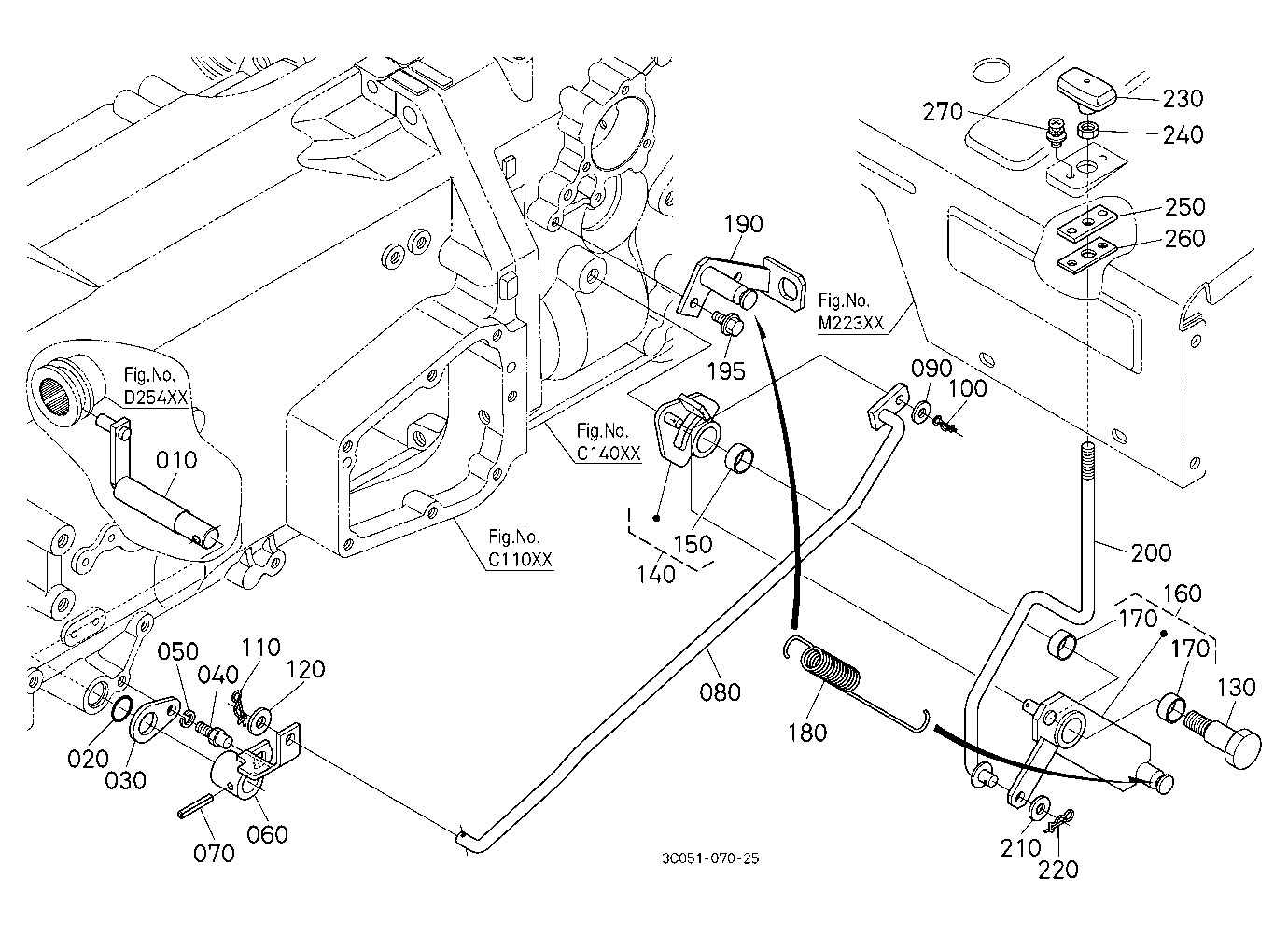 Front Wheel Drive Lever