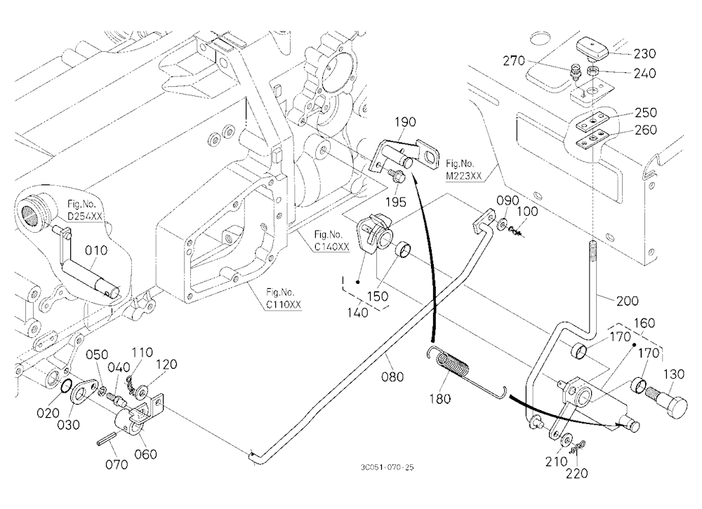 Front Wheel Drive Lever