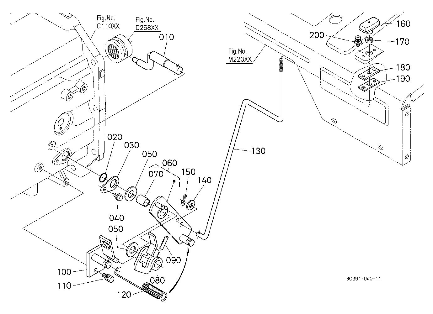 Front Wheel Drive Lever