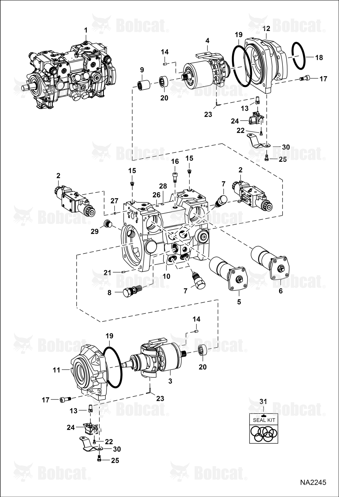 Hydrostatic Pump (Selectable Joystick Controls) (R902148155)