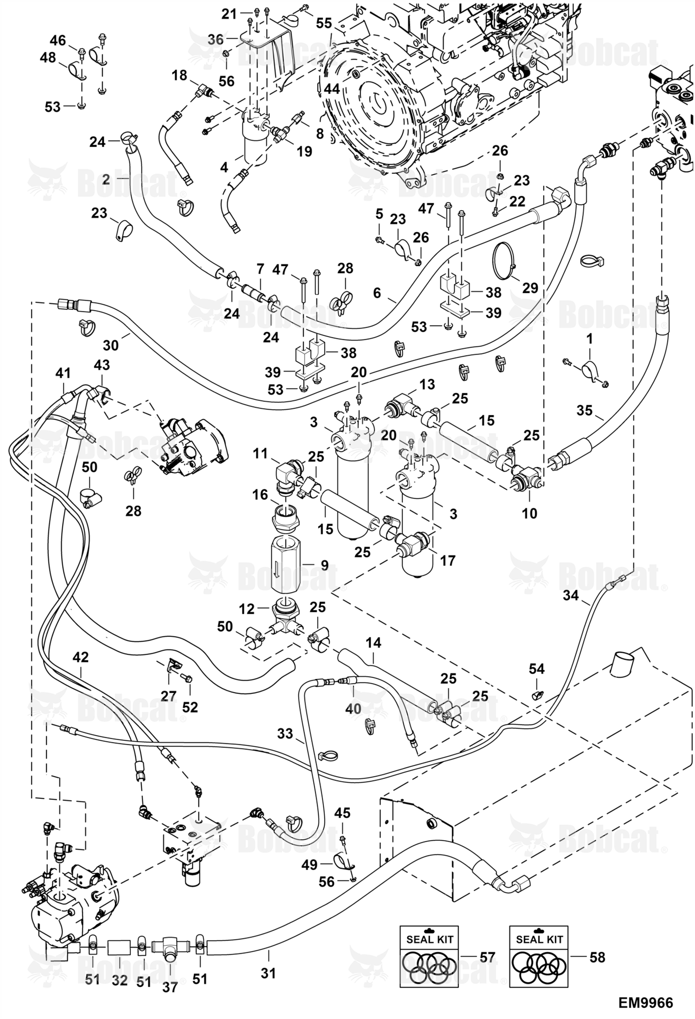 Hydrostatic Circuitry (Oil Supply)