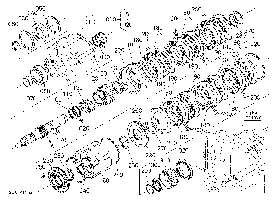 Input Shaft [Rops Type] [Old Type]