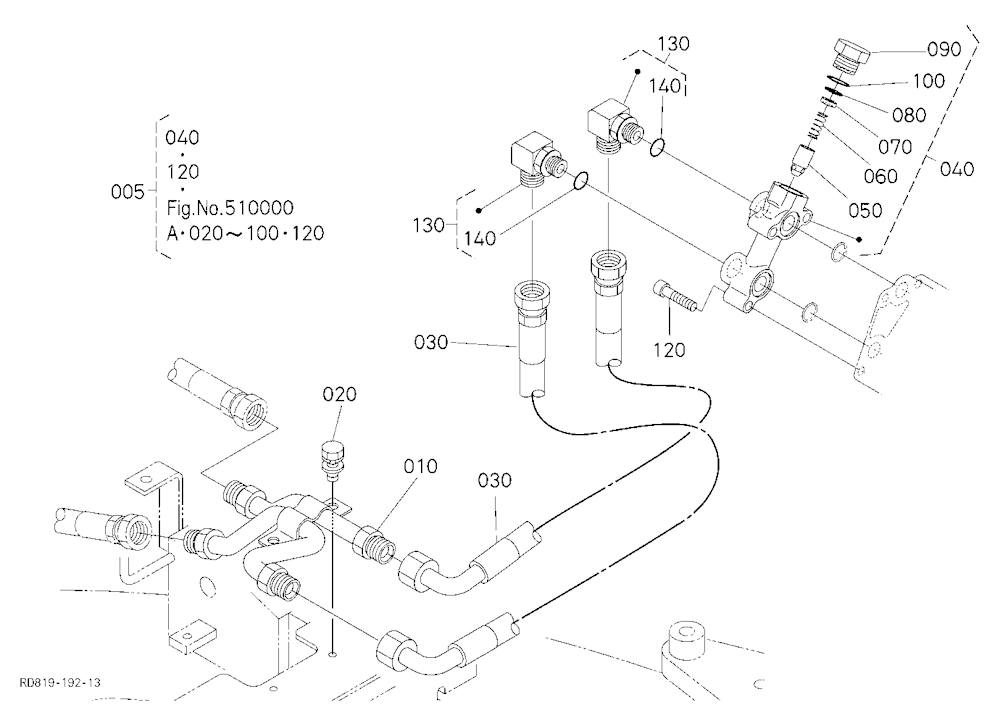 Oil Piping (Oil Cooler 3)