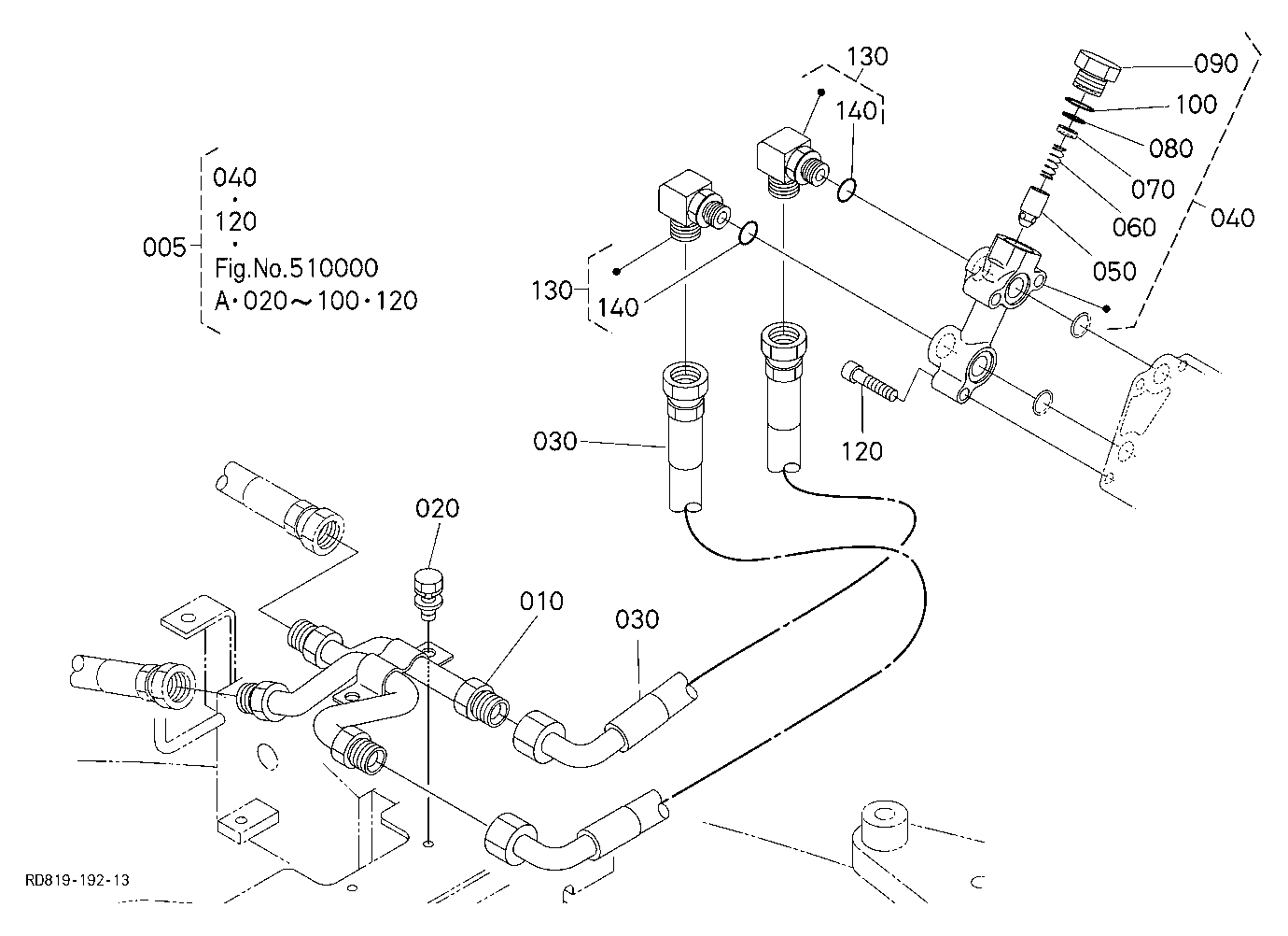 Oil Piping (Oil Cooler 3)