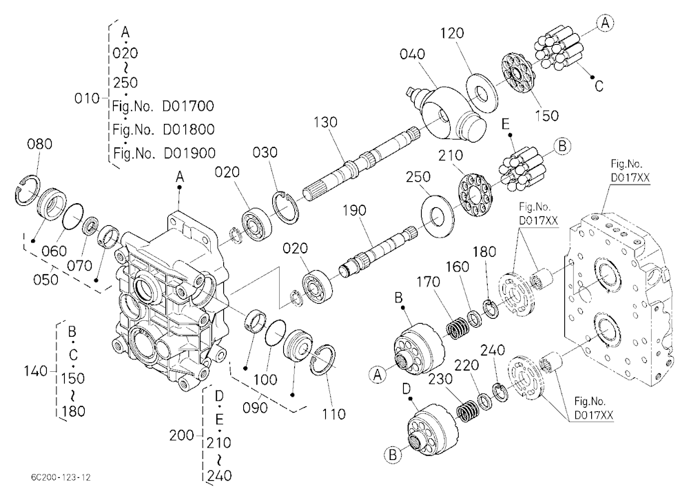 Hst (Cylinder Block) [Component Parts] 1