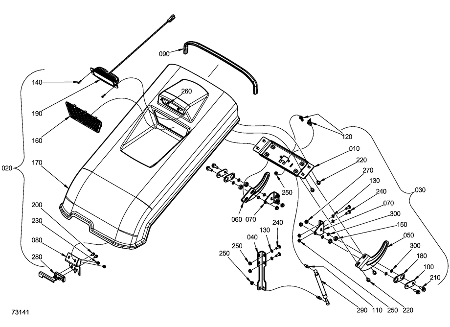 Main Frame Hood Panel