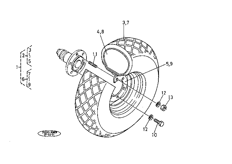 Rear Wheel (13.6-16)