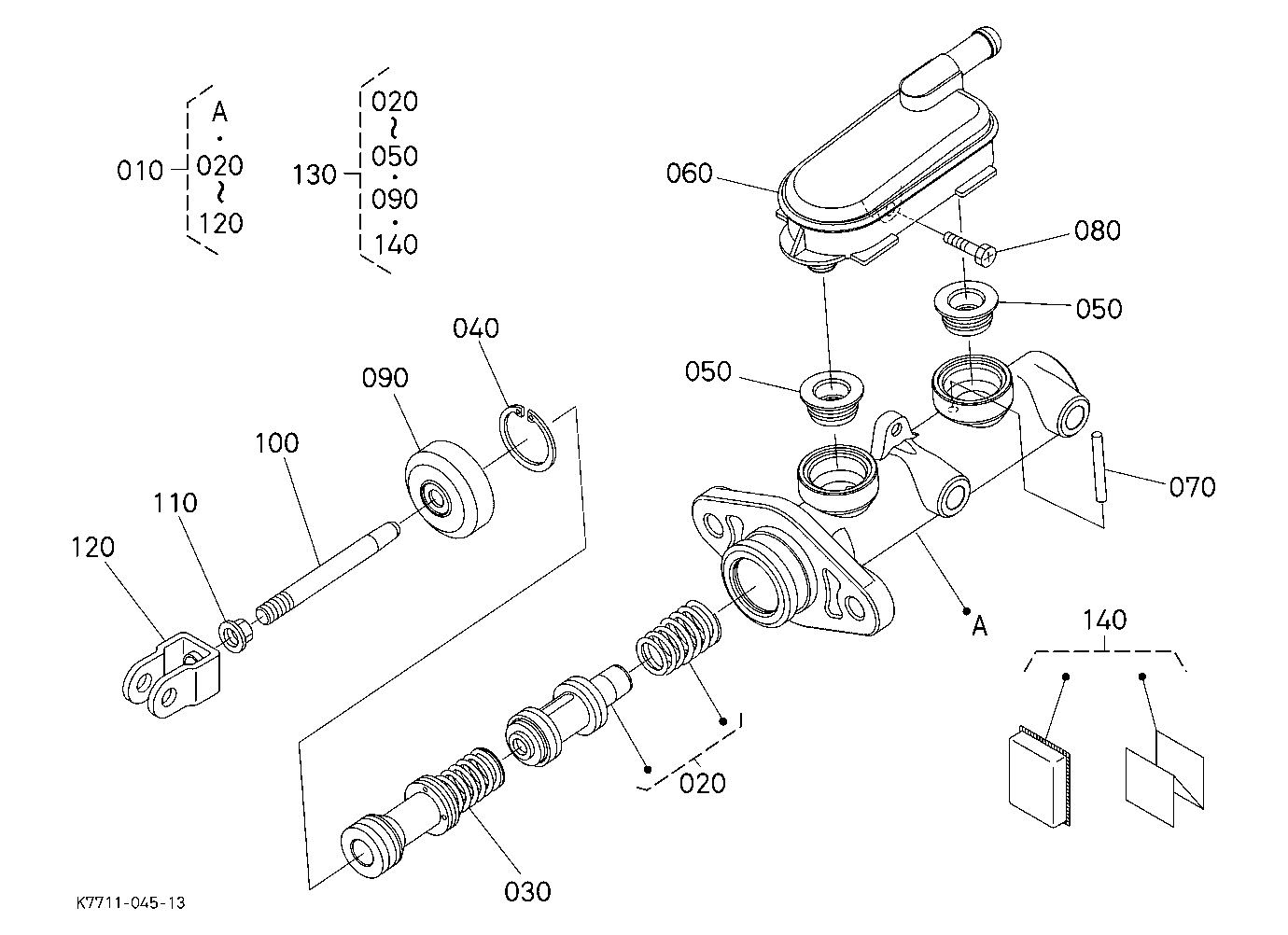 Brake Master Cylinder [Component Parts]
