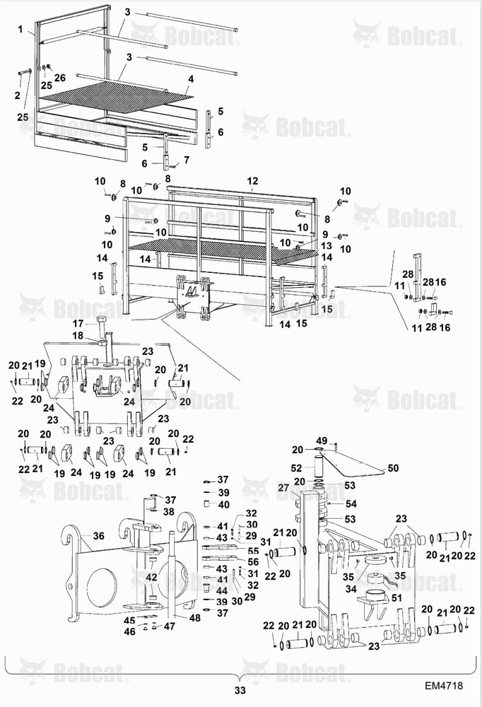 Expandable Rotating Man Platform (BUD6397) (Mounting Frame)