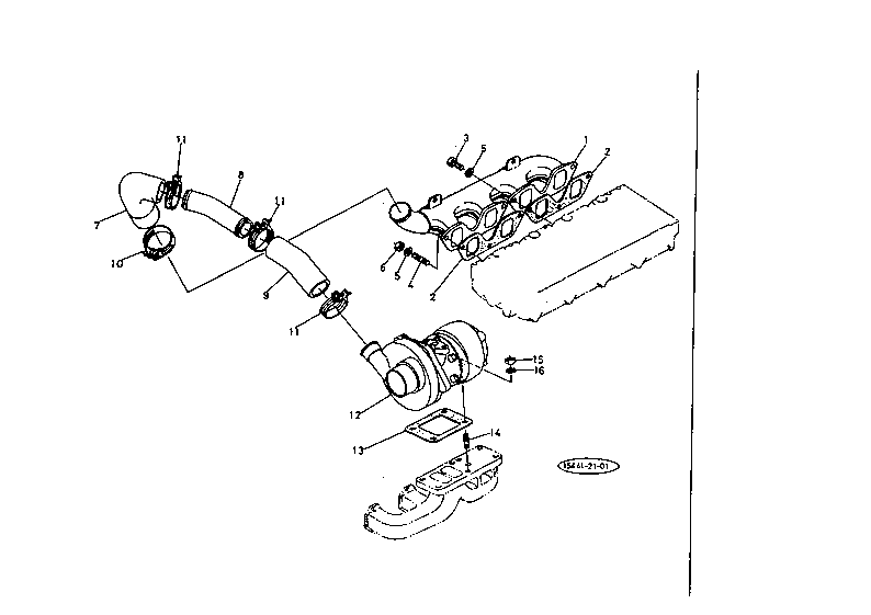 Turbo Charger And Inlet Manifold