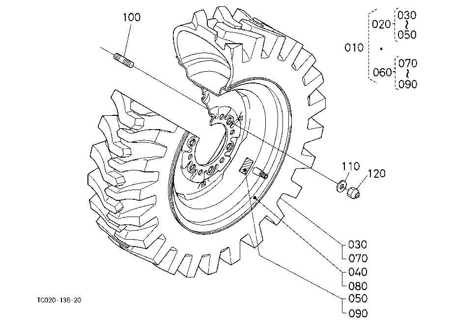 Front Wheel (27*8.50-15Nhs)