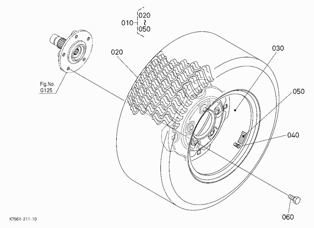 FRONT WHEEL(25*12-12)