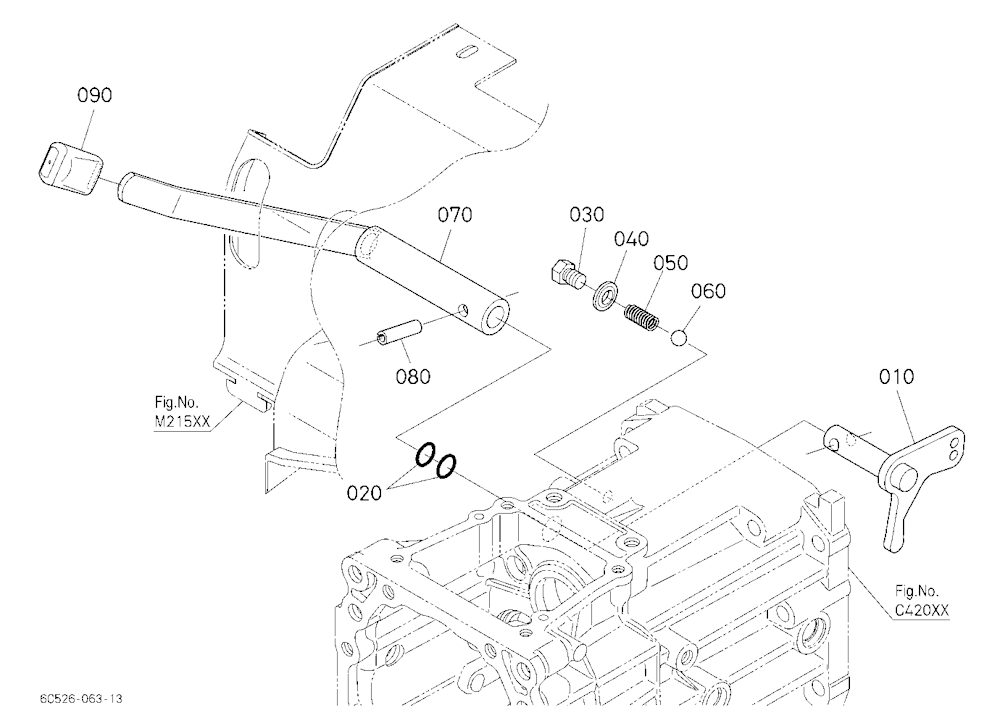 Front Wheel Drive Lever