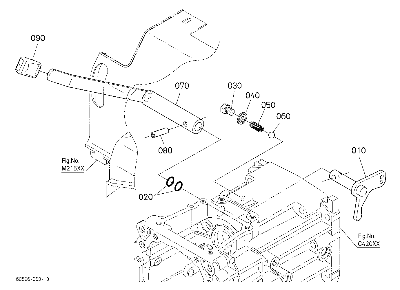 Front Wheel Drive Lever